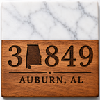 Personalized Zip Code Coaster