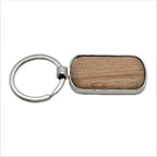 Troy University Personalized Keychain Officially Licensed Beechwood and Stainless Steel
