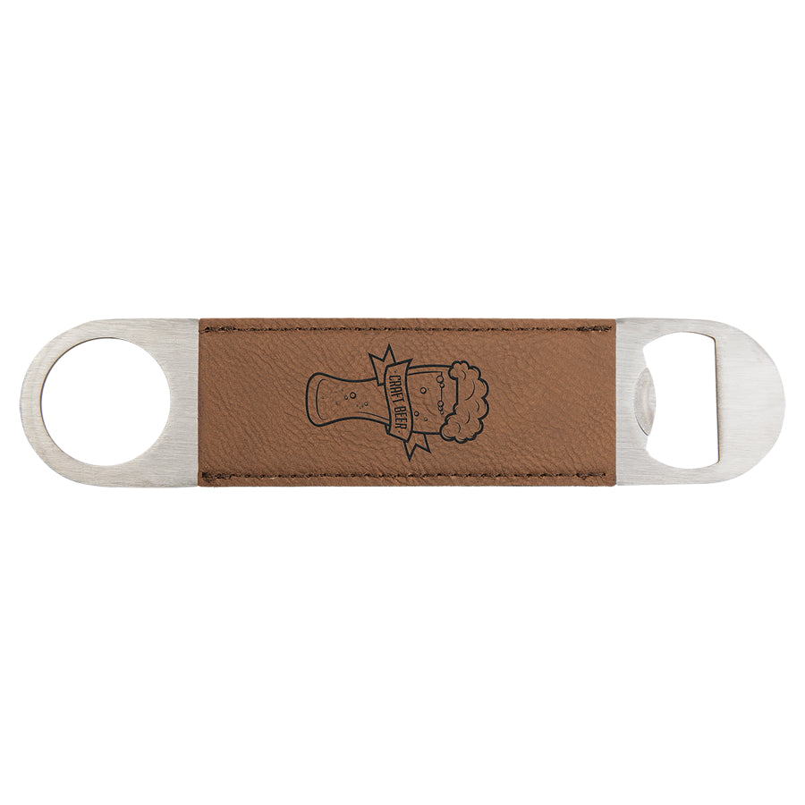 Laserable Leatherette Bottle Opener